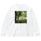 akane_art（茜音工房）の癒しの風景（樹木） ビッグシルエットロングスリーブTシャツ