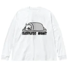 シロクマ商店の眠れないクマ Big Long Sleeve T-Shirt