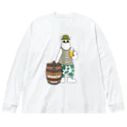 シロクマ商店のビアクマ Big Long Sleeve T-Shirt