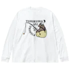 シロクマ商店の釣りクマ Big Long Sleeve T-Shirt