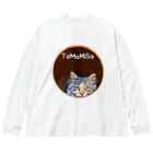 ToMoMiSaのSurveillance 猫 ビッグシルエットロングスリーブTシャツ