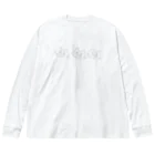 ねこうさぎのねっこ3連ロンT Big Long Sleeve T-Shirt