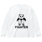 パンダプロレス&パンダジムのパンダプロレス ファイター Big Long Sleeve T-Shirt