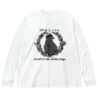 シロクマ商店のおしゃからす Big Long Sleeve T-Shirt