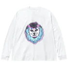 Heart PeaのLion Blue ライオンブルー ビッグシルエットロングスリーブTシャツ