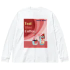 Teal Blue CoffeeのSpecial strawberry Big Long Sleeve T-Shirt