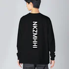 中島重工の中島重工角外用白 Big Long Sleeve T-Shirt