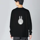 rabbiのうざぎのテール - rabbit tail ビッグシルエットロングスリーブTシャツ