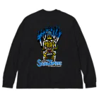 SAUNA ZOMBIESのSAUNAZOMBIES -37LOGO & TOTONOI SKELETON LONGSLEEVE BIG T - ビッグシルエットロングスリーブTシャツ