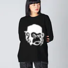 Omiya_ JAP_038のRCW_Gorilla_w ビッグシルエットロングスリーブTシャツ