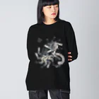 majiodesignのローリングストーンキャット Big Long Sleeve T-Shirt