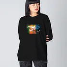 Bepicのカノジョノアシモノ Big Long Sleeve T-Shirt