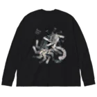 majiodesignのローリングストーンキャット Big Long Sleeve T-Shirt