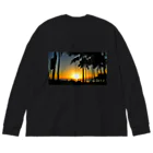 Hawaii Picturesのワイキキ🌅サンセット Big Long Sleeve T-Shirt