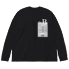 CHILL etc.のB型★モノクロ Big Long Sleeve T-Shirt