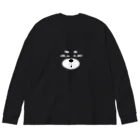 ZooBeeFooのすぴもんイヌ型ビッグフェイスダーク Big Long Sleeve T-Shirt