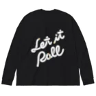 9bdesignのLet it Roll 巻寿司（裏巻き） Big Long Sleeve T-Shirt