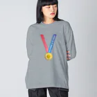 キッズモード某の我が家の金メダリスト Big Long Sleeve T-Shirt