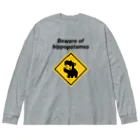 キッズモード某のカバに注意！ Big Long Sleeve T-Shirt