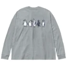 K.tskdのpenguin  dance ビッグシルエットロングスリーブTシャツ