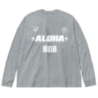 ハワイスタイルクラブの〔Back Print〕 Team ALOHA 808 ビッグシルエットロングスリーブTシャツ