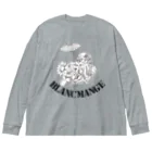 萩岩睦美のグッズショップの長そでビッグT　ポー　ブランマンジェ Big Long Sleeve T-Shirt