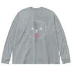 エダマメトイチ雑貨店のsayaちゃん 200% 濃い色用 ビッグシルエットロングスリーブTシャツ