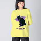 くろねこ倶楽部のブラックデビル【7色】 Big Long Sleeve T-Shirt