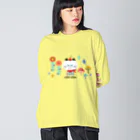 coloncolonの花とネコとキノコ Big Long Sleeve T-Shirt