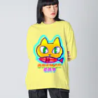 ✨🌈✨ユラクラカン🇯🇵 ✨🌈✨の🍊🐈 オレンジキャット🍊🐈　ライト Big Long Sleeve T-Shirt