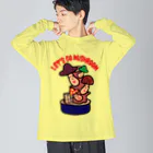 ドレメヒロコの菌糸体胞子 Big Long Sleeve T-Shirt