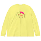 ふわふわ色emiのハッピーちゃん ビッグシルエットロングスリーブTシャツ