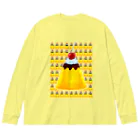 ✨🌈✨ユラクラカン🇯🇵 ✨🌈✨の🌟🍮🌟ハッピープリンワールド🌟🍮🌟 ビッグシルエットロングスリーブTシャツ