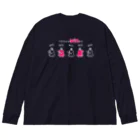 イラスト MONYAAT のたこさんwinなー D Big Long Sleeve T-Shirt