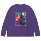 YS VINTAGE WORKSのドイツ国鉄 DB レディー３　ストール Big Long Sleeve T-Shirt