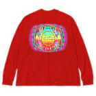 ✨🌈✨ユラクラカン🇯🇵 ✨🌈✨の🌈🌟恋人達の祝杯💕🥂ゴールデンハート🌈🌟 Big Long Sleeve T-Shirt