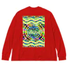 ✨🌈✨ユラクラカン🇯🇵 ✨🌈✨の🎉Hello New Earth 🌎 Big Long Sleeve T-Shirt