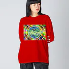 ✨🌈✨ユラクラカン🇯🇵 ✨🌈✨の🎉Hello New Earth 🌎 Big Long Sleeve T-Shirt