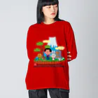 ドレメヒロコのフィーストだらけ Big Long Sleeve T-Shirt