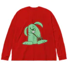 Pat's WorksのMinty the Rabbit Big Long Sleeve T-Shirt