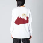 くろーばーのボルドー Big Long Sleeve T-Shirt