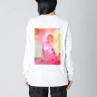 NEON LIGHT STARSのバックプリント ナビ ビビビ⚡ Big Long Sleeve T-Shirt