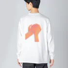 風立ちぬのルナティックの桃 Big Long Sleeve T-Shirt