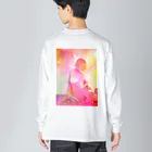 NEON LIGHT STARSのバックプリント ナビ ビビビ⚡ Big Long Sleeve T-Shirt