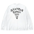 ハワイスタイルクラブの〔Back Print〕 Aloha Popper Big Long Sleeve T-Shirt