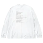 本山周平+GRAF Publishersのボタ山と枯れ薄 Big Long Sleeve T-Shirt