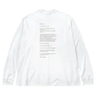 本山周平+GRAF Publishersの阿蘇山と足跡Tシャツ Big Long Sleeve T-Shirt