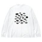 IZANAMI by Akane Yabushitaの千の瞳（The Observer Is the Observed） - 黒 Big Long Sleeve T-Shirt