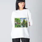 Moonlight Factoryのリル＝シュル＝ラ＝ソルギュ Big Long Sleeve T-Shirt