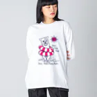 イラスト MONYAAT のCT67あるぱかイズムのsun sun sun Big Long Sleeve T-Shirt